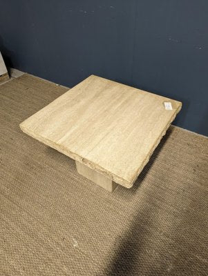 Coffee Table in Travertine, 1980s-HLV-1797858