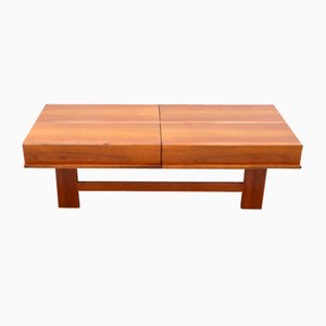 Coffee Table in Walnut by Giovanni Michelucci, 1970s-KNM-1764405