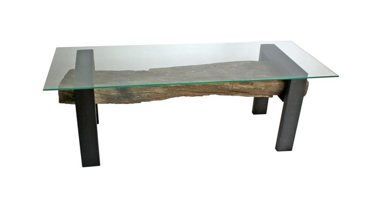 Coffee Table in Wood and Metal, 2005-YZB-1822535