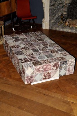 Coffee Table Made of 124 18th Century Dutch Tiles, 2000-TDA-1376389