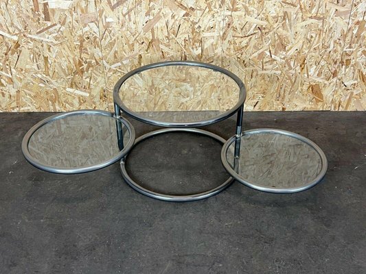 Coffee Table Metal Side Table Adjustable Coffee Table Design 60s 70s-EJL-1073325