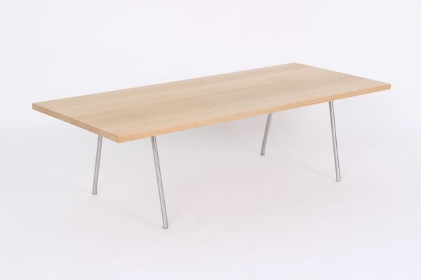 Coffee Table Model Ch 413 in Oak by Hans J. Wegner for Carl Hansen & Søn, 1950s-DQ-1726327