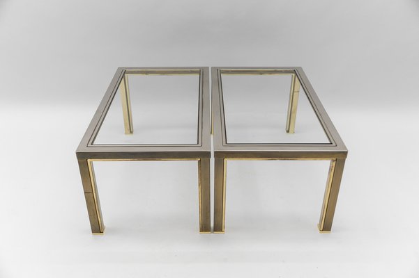 Coffee Table & Nesting Tables from Maison Charles, 1970s, Set of 3-KQB-1768393