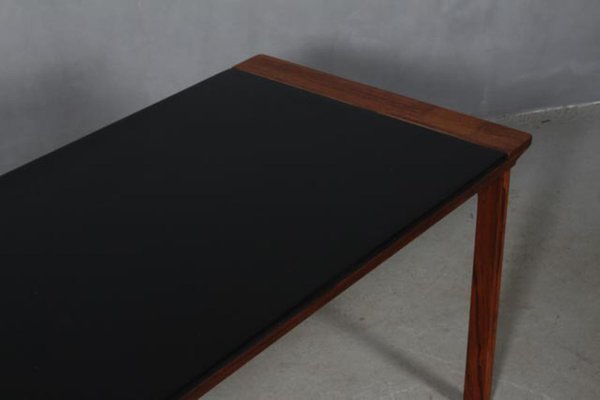 Coffee Table of Rosewood and Leather by Hans Olsen-HJB-980635