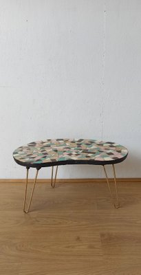 Coffee Table on Three Legs, 1960s-ZEF-1735175