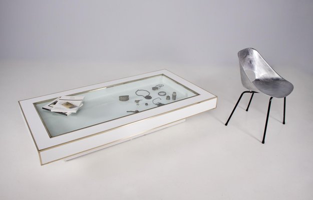 Coffee Table Showcase in the Style of Aldo Tura-OWS-1252285