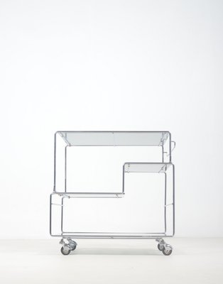 Coffee Table/Trolley attributed to Max Sauze, 1970s-VCR-2021425