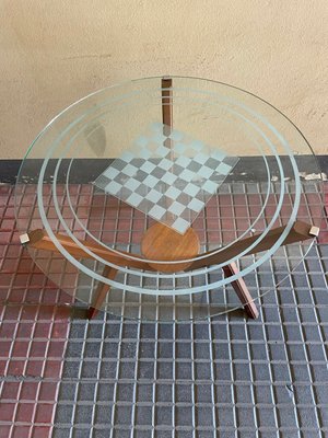 Coffee Table with Checkerboard-YVY-1005634