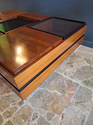 Coffee Table with Compartments by Carlo Hauner for Forma, 1960s-QZZ-2021310