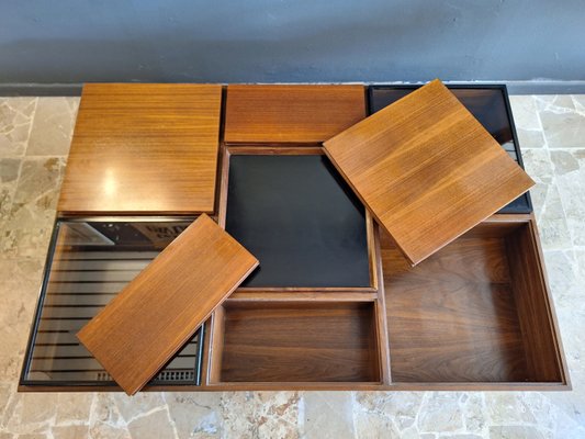 Coffee Table with Compartments by Carlo Hauner for Forma, 1960s-QZZ-2021310