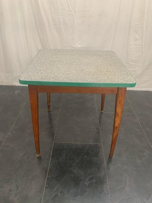 Coffee Table with Green Mosaic Laminate Top, 1950s-IJR-682600