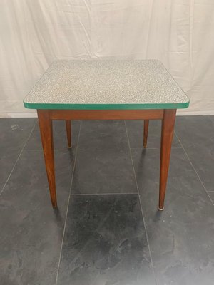 Coffee Table with Green Mosaic Laminate Top, 1950s-IJR-682600