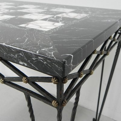 Coffee Table with Marble Inlaid Top-TL-1357765