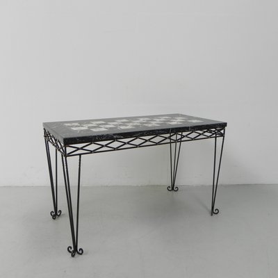 Coffee Table with Marble Inlaid Top-TL-1357765