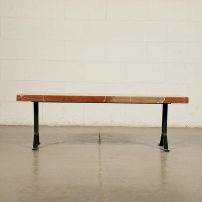 Coffee Table with Marble Top, 1970s-VMM-1092455