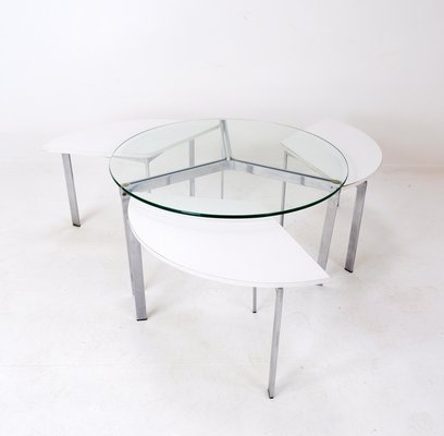 Coffee Table with Nesting Tables, 1970s, Set of 4-NYF-2018797