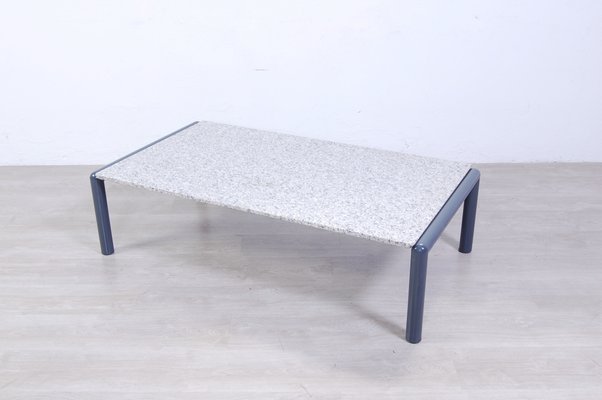 Coffee Table with Rectangular Granite Top, 1980s-XSG-1386400