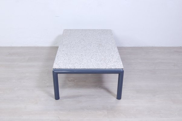 Coffee Table with Rectangular Granite Top, 1980s-XSG-1386400