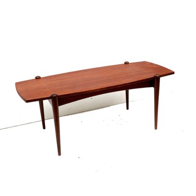 Coffee Table with Reversible Teak and Formica Top, 1960s-XID-1752741