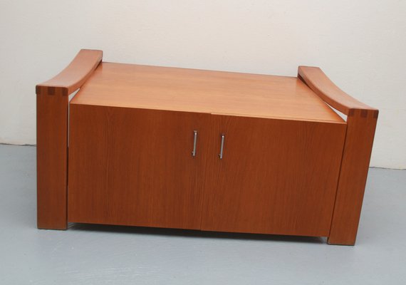 Coffee Table with Storage Space in Oak, 1970s-PF-1802171