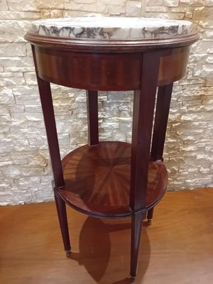 Coffee Table with White Marble Top-WMZ-1767763