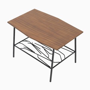 Coffee Table with Wooden Top, 1950s-EZ-946653