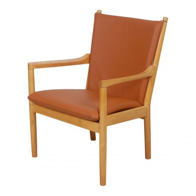 Cognac Bison Leather Armchair from Fredericia, 1788-MTD-1400542