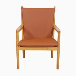 Cognac Bison Leather Armchair from Fredericia, 1788-MTD-1400542