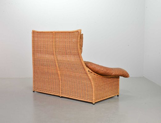 Cognac Patchwork Leather Sofa attributed to Gerard Van Den Berg, The Netherlands, 1970s-IXC-1411059