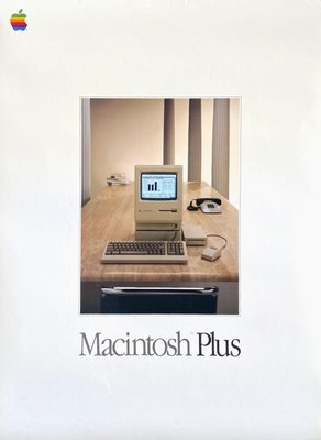 Collectif-Publicité, Apple Macintosh Plus Advertisement, 1985, Poster on Paper-FMZ-1381047