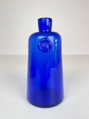 Collection of Five Blue Vases by Erik Hoglund, Sweden, 1960s, Set of 5-UYK-935028