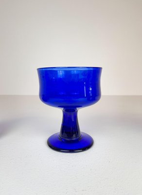 Collection of Five Blue Vases by Erik Hoglund, Sweden, 1960s, Set of 5-UYK-935028