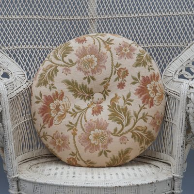 Colleus White Wicker Chair, 1970s-RST-1369586