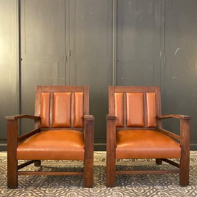 Colonial Armchairs, 1944, Set of 2-CQE-801791