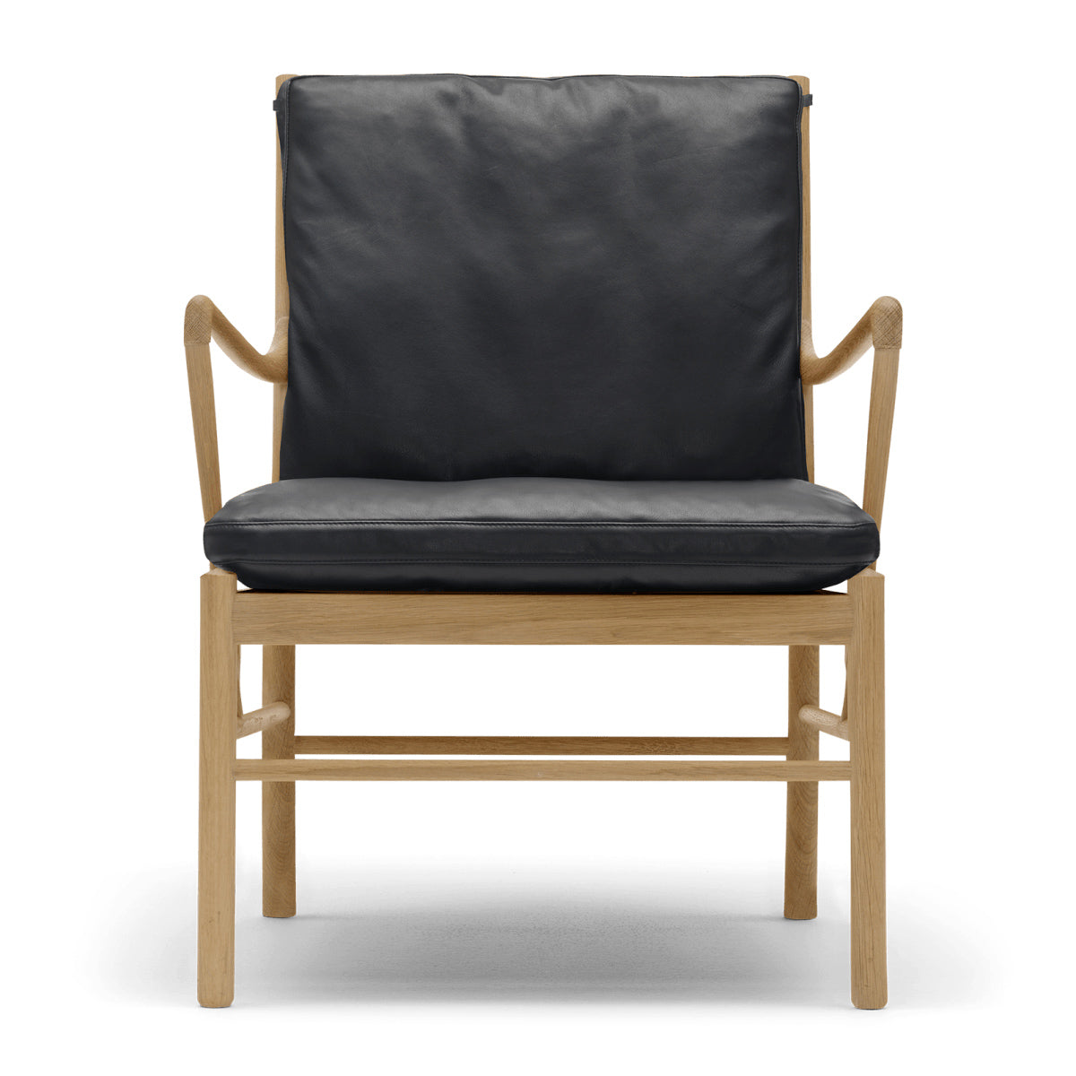 OW149 | Colonial Chair by Carl Hansen & Søn #Oak/Oiled/Leather | Loke | 7150