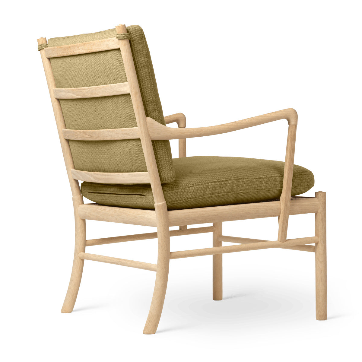 OW149 | Colonial Chair by Carl Hansen & Søn #Oak/Soaped/Fabric | Re-wool | 458