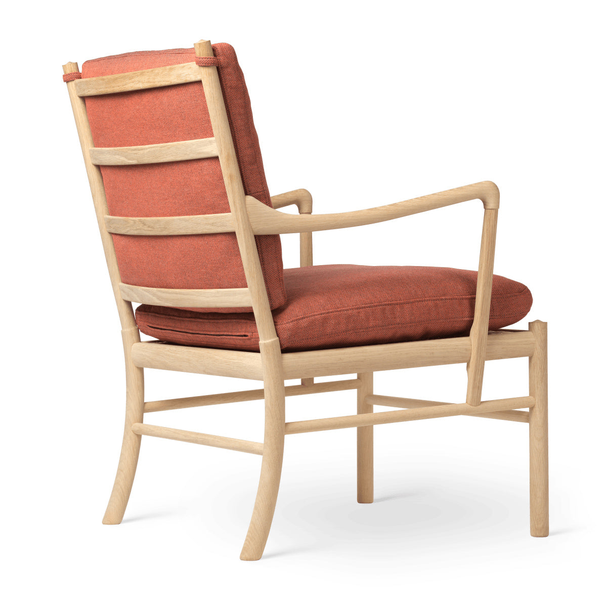 OW149 | Colonial Chair by Carl Hansen & Søn #Oak/Soaped/Fabric | Re-wool | 558