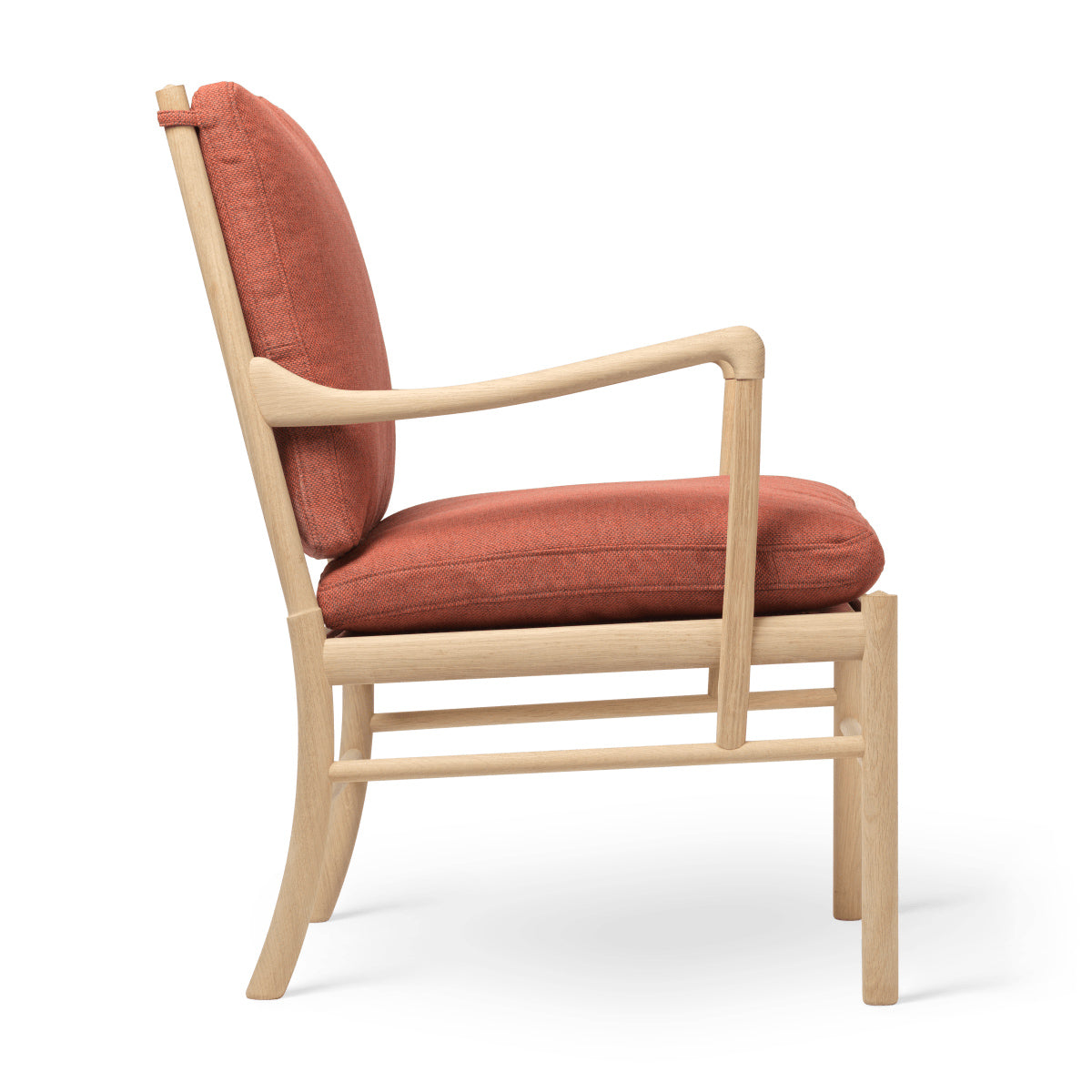 OW149 | Colonial Chair by Carl Hansen & Søn #Oak/Soaped/Fabric | Re-wool | 558