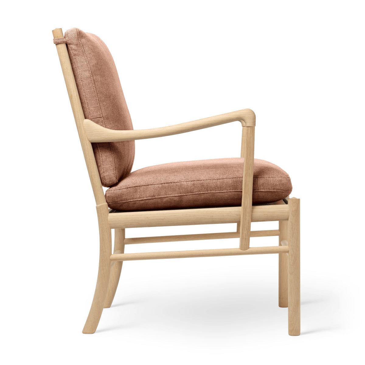 OW149 | Colonial Chair by Carl Hansen & Søn #Oak/Soaped/Fabric | Re-wool | 568