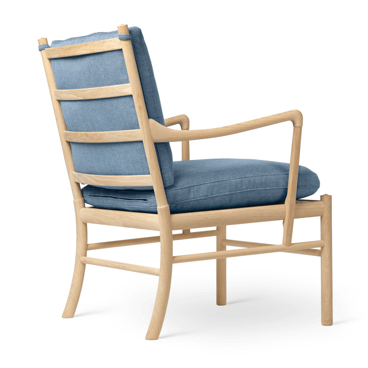 OW149 | Colonial Chair by Carl Hansen & Søn #Oak/Soaped/Fabric | Re-wool | 768