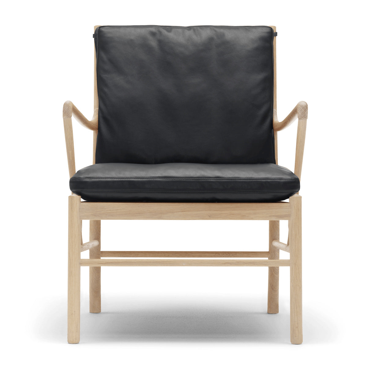 OW149 | Colonial Chair by Carl Hansen & Søn #Oak/Soaped/Leather | Thor | 301