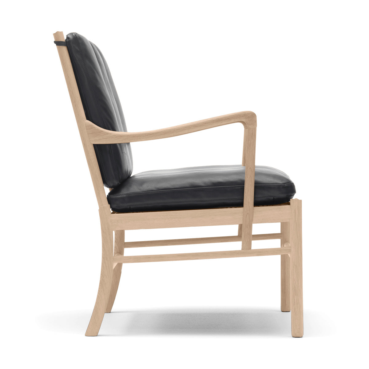 OW149 | Colonial Chair by Carl Hansen & Søn #Oak/White Oiled/Leather | Thor | 301