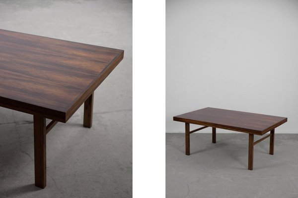 Colonial Modern Rosewood Coffee Table, 1960s-ZAA-811061