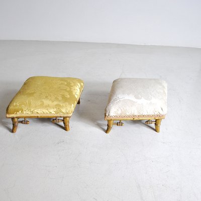 Colonial Ottomans, 1920s, Set of 2-JQO-865116