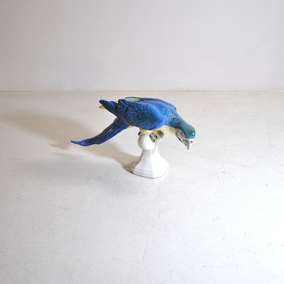 Colored Ceramic Parrot, Czechoslovakia, 1960s-JQO-810888