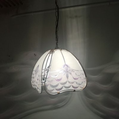 Colored Glass Ceiling Lamp, 1990s-RGF-888860