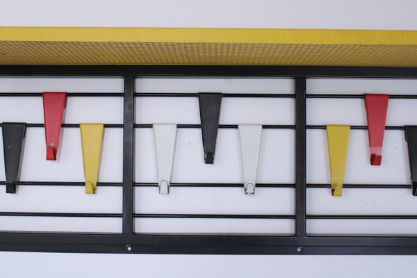 Colored Metal Coat Rack by Tjerk Reijenga for Pilastro, 1950s-XT-1774746