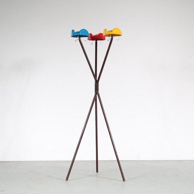 Colorful Coat Rack by Enzo Mari for Danese, Italy, 1960s-DV-1142752