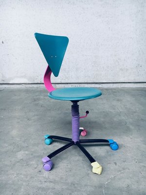 Colorful Desk Chair, 1980s-RQV-932822