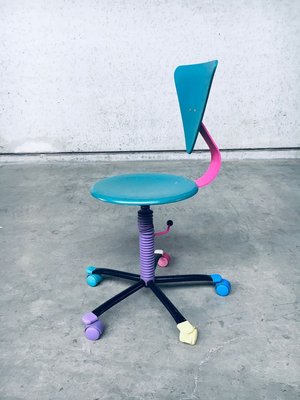 Colorful Desk Chair, 1980s-RQV-932822